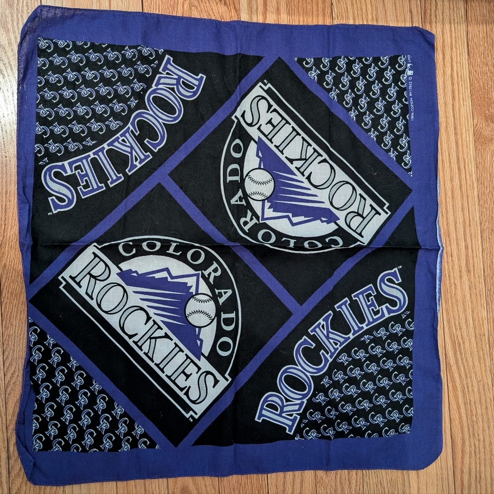 Vintage MLB Colorado Rockies Bandana